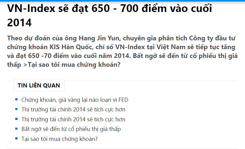 bao chi vnindex